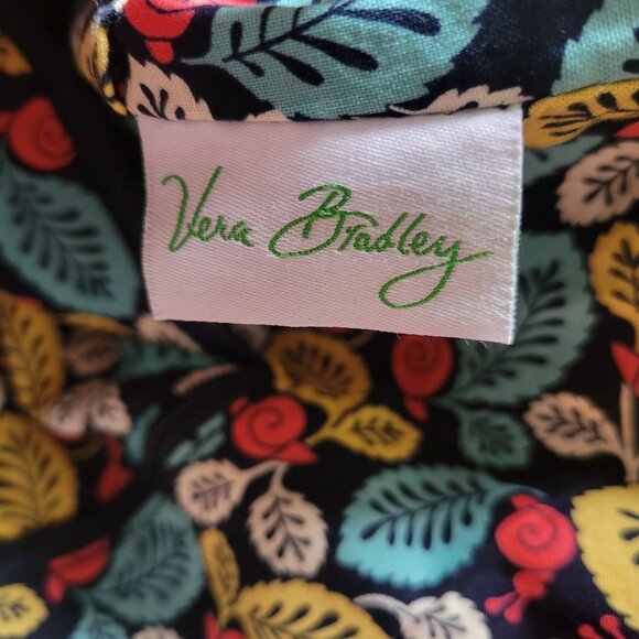 Vera Bradley Large Versailles Quilted Floral Shoulder Bag With Pockets & Vibrant - Picture 4 of 8